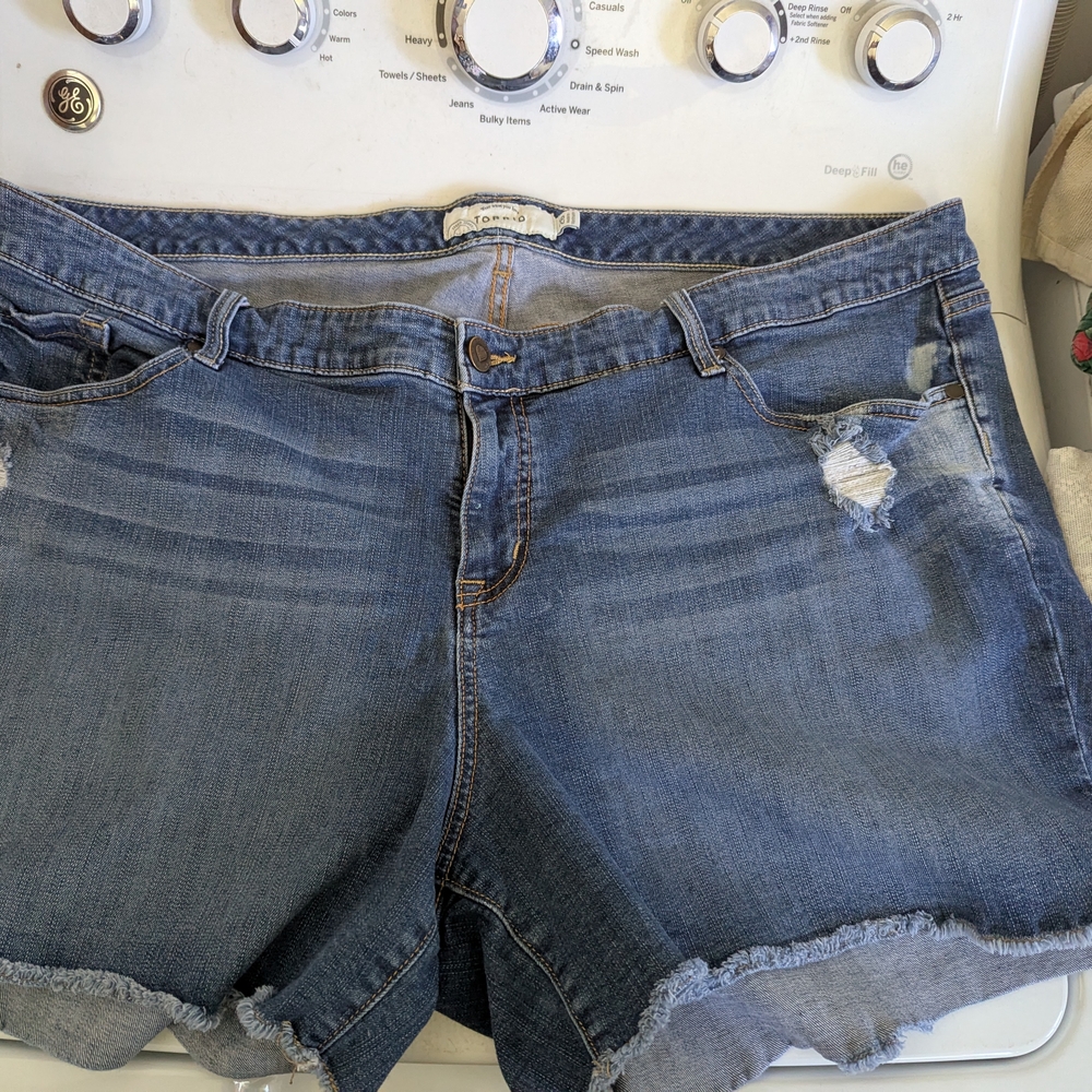 Torrid Blue Jean Shorts for Women